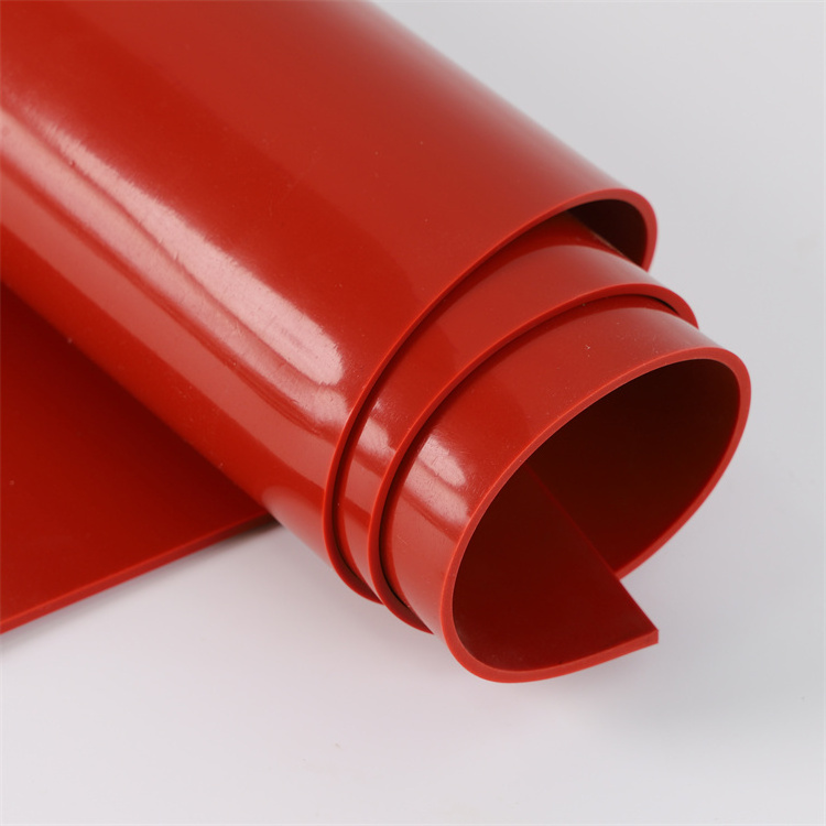 1mm 2mm 3mm 4mm 5mm High Temperature Non Toxic Red White Black Silicone Rubber Sheet Price for Vacuum Press Machine