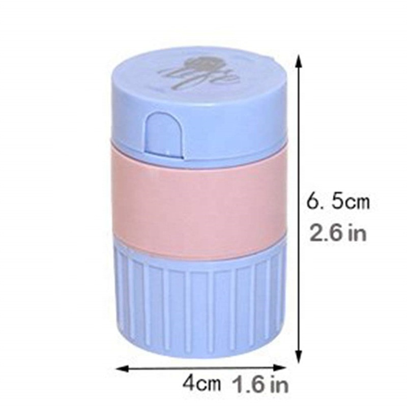 Multifunctional Slicing Pill Box Grinding Pill Box Medicine cutter with blade portable Tablet grinding cutter medicine box