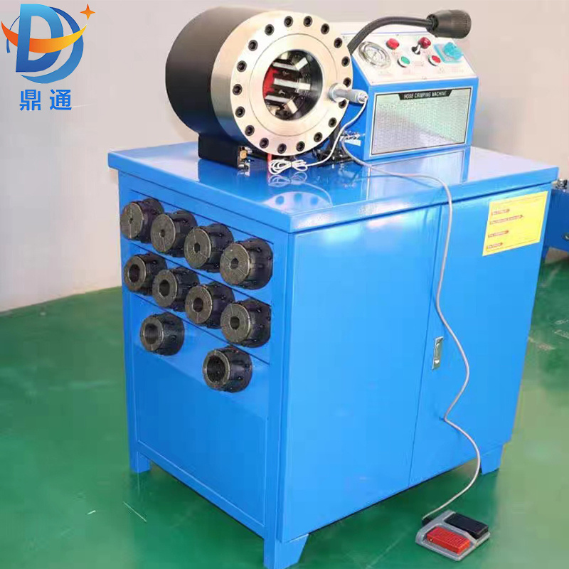 Automatic 6-51mm Excavator Hose Press Hydraulic Hose Pipe Crimping Machine Crimper Rubber Product Making Machinery