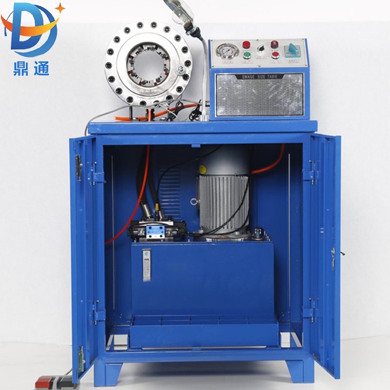 Automatic 6-51mm Excavator Hose Press Hydraulic Hose Pipe Crimping Machine Crimper Rubber Product Making Machinery