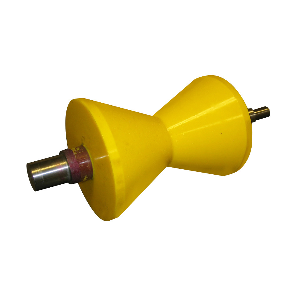 rollers pu silicone rubber urethane polymer plastic thermoplastic 95 a polyurethane roller with bearings  for conveyor