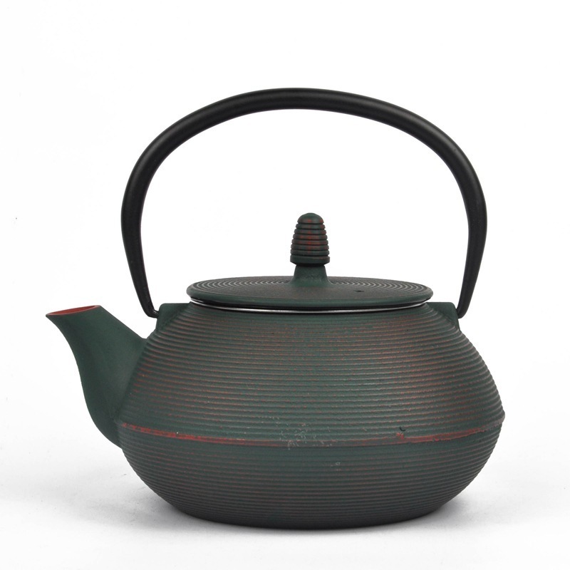 Japanese Iron Pot Boiled Water Tea Cast Iron Teapot Handmade Japanese Style Iron Pot Electric Ceramic Stove Tea-Boiling