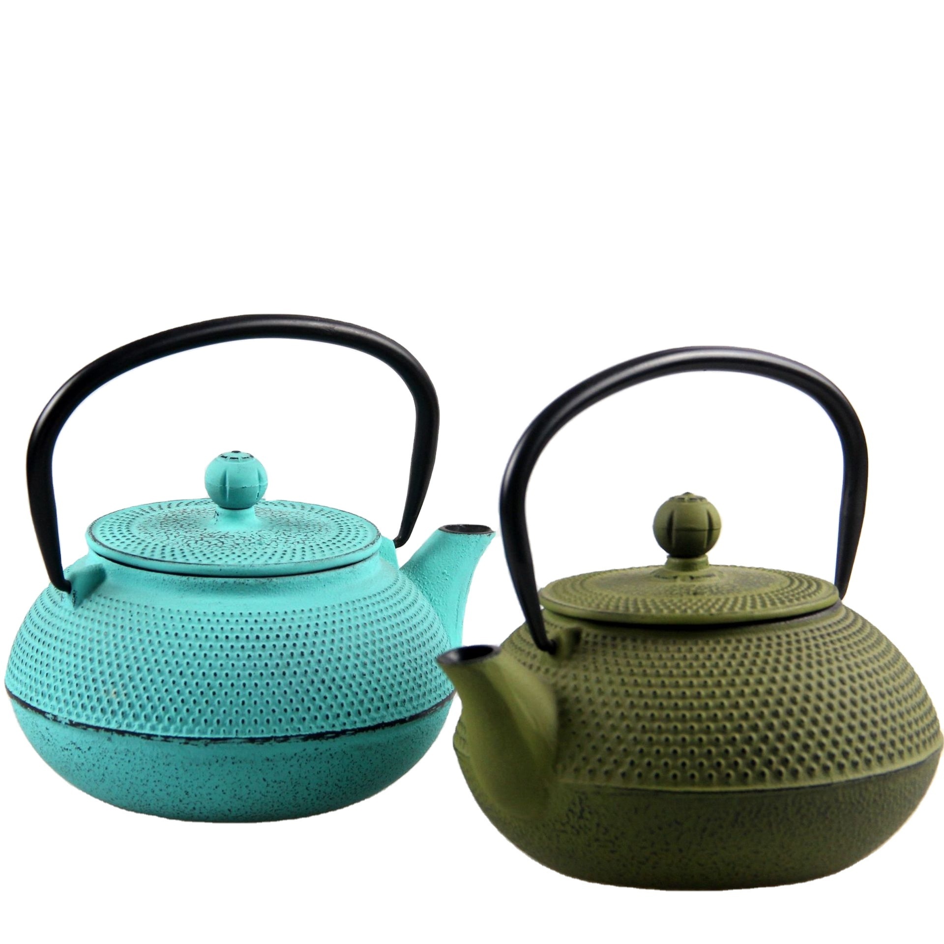 Cast Iron Teapot Japanese Style Tea Kettle with Removable Stainless Steel Internal Enamel Blue Iron Teapots 34oz / 1000ml