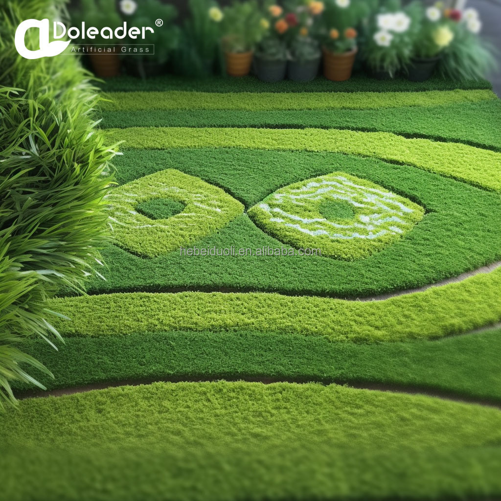 China top manufacturer of artificial grass cartoon Colorful Animals Pattern Artificial Turf Grass