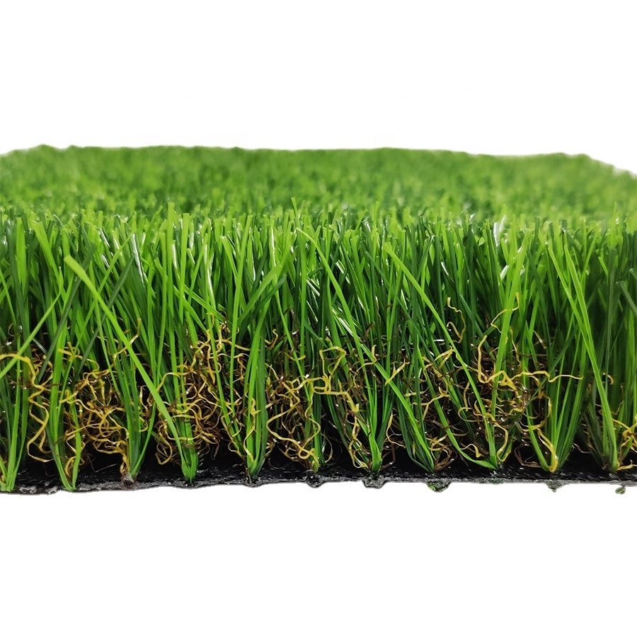 Eco Friendly Polyethylene Waterproof Landscape Football Artificial Turf Synthetic Lawn Grass For Yard