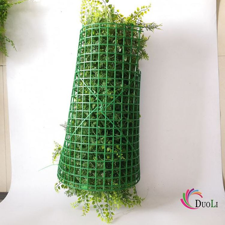 Anti UV  artificial green garden plant wall Vertical grass for home garden