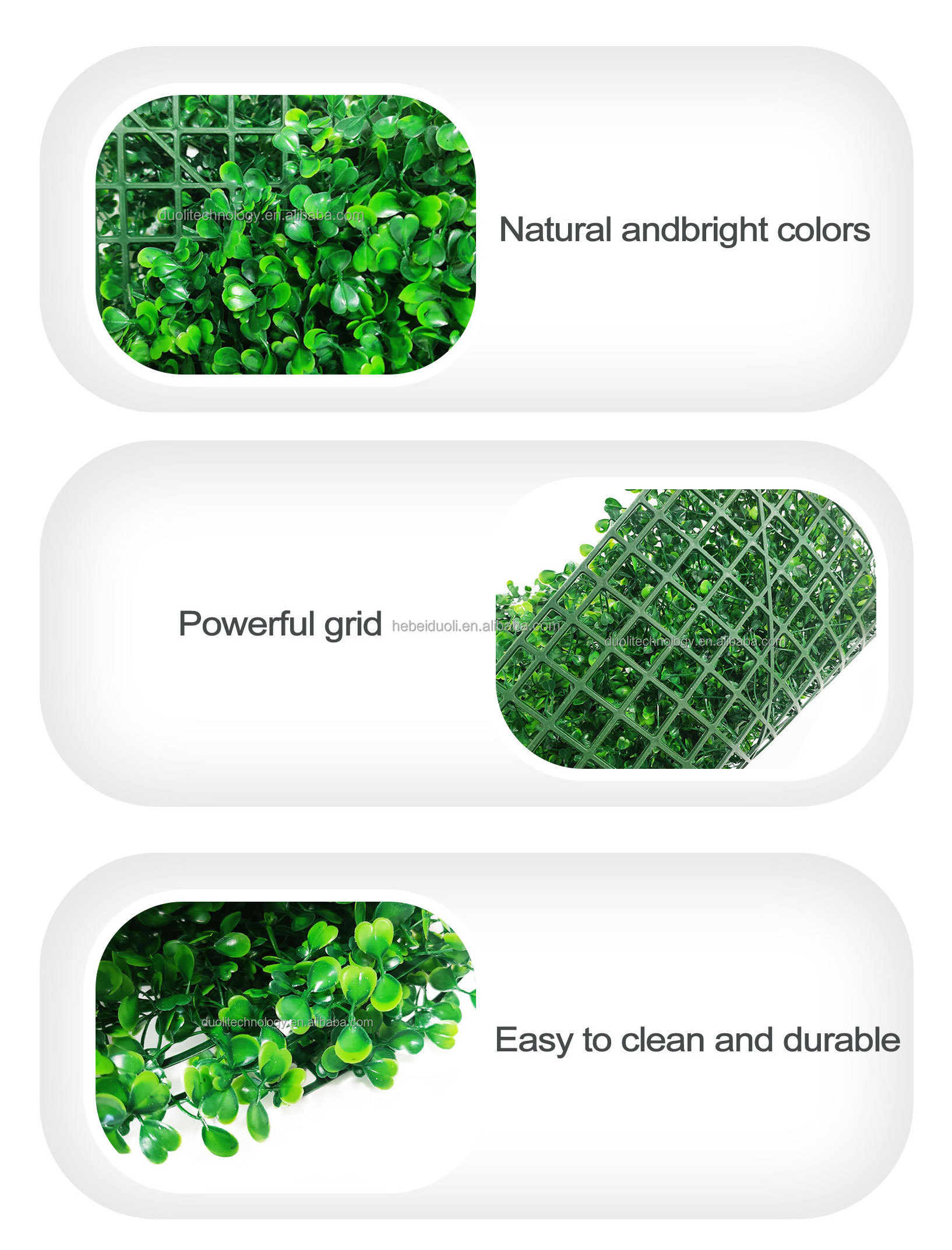 Outdoor artificial wall plants panel vertical garden green grass wall planters for indoor plants tropical artificial plant wall