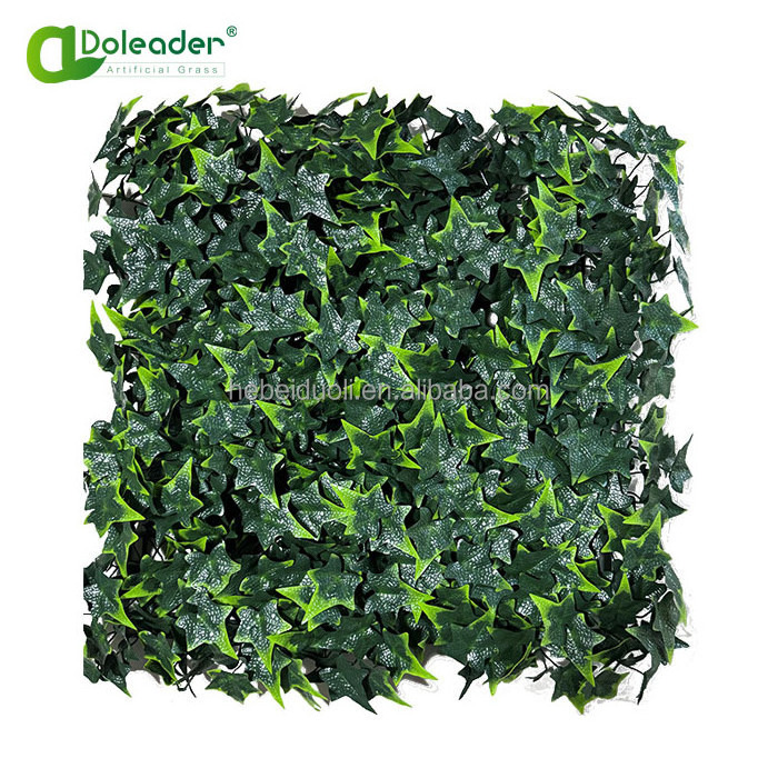 Doleader Anti-UV Vertical Garden Decor Faux Plants Boxwood Hedge Backdrop Artificial Grass Green Wall Panels