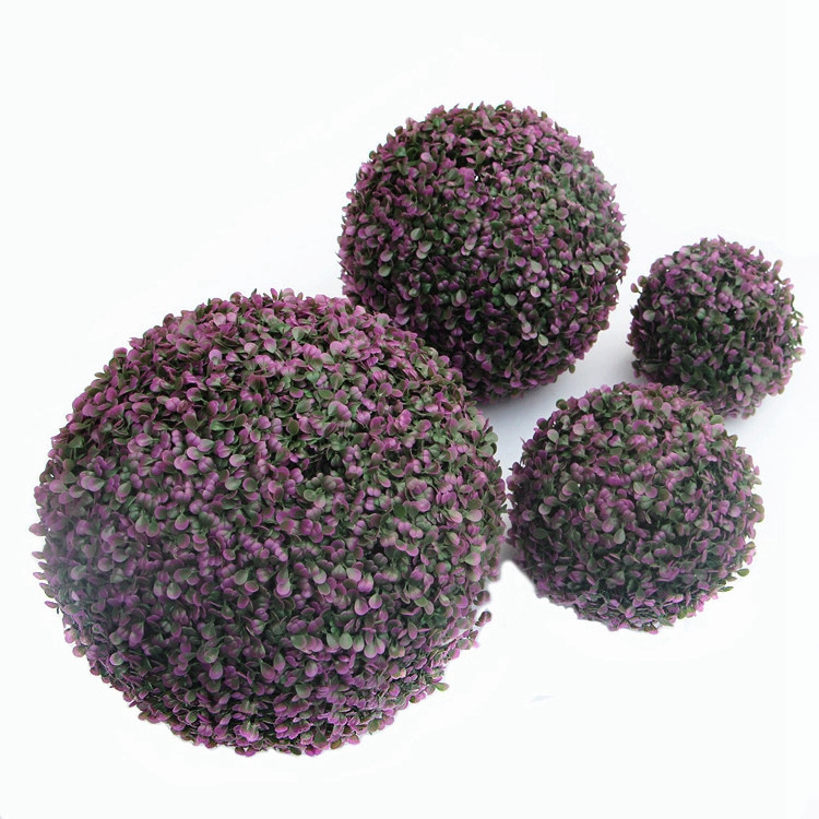 2019 new arrival decorative hanging artificial topiary grass moss ball for home garden