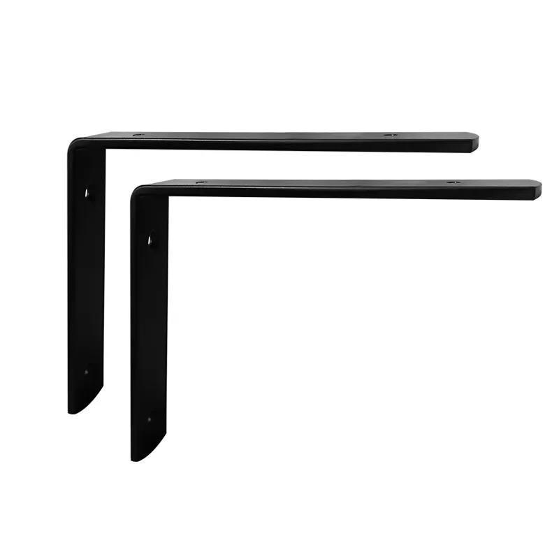 1/5'' Thick 12'' Heavy Duty Metal L Type Shelf Brackets for Room, Home, Office, Garage