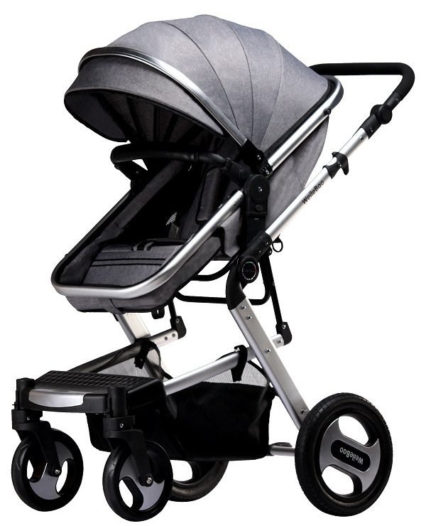 Baby Stroller Polyester Stroller Cheap Price Baby Car Seat Carriage 3 in 1 Multi-functional Baby Stroller