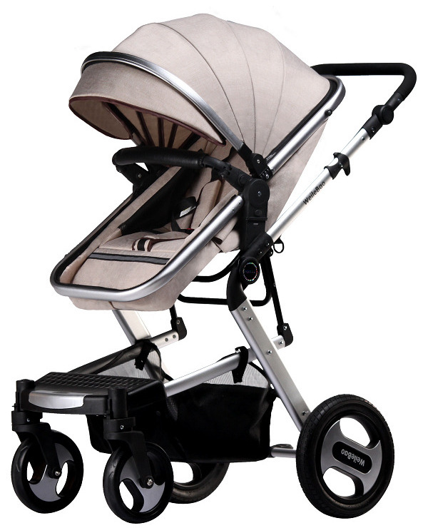 Baby Stroller Polyester Stroller Cheap Price Baby Car Seat Carriage 3 in 1 Multi-functional Baby Stroller