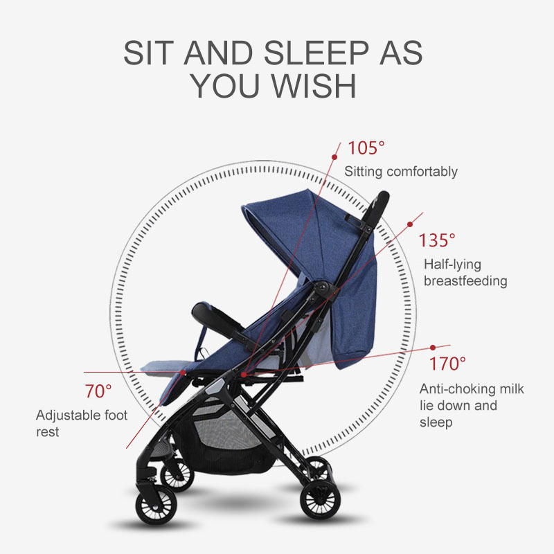 Babies' Simple Stroller Can Sit Armchair Children's Stroller Ultra-light Portable S1 Foldable Children's Umbrella Cart