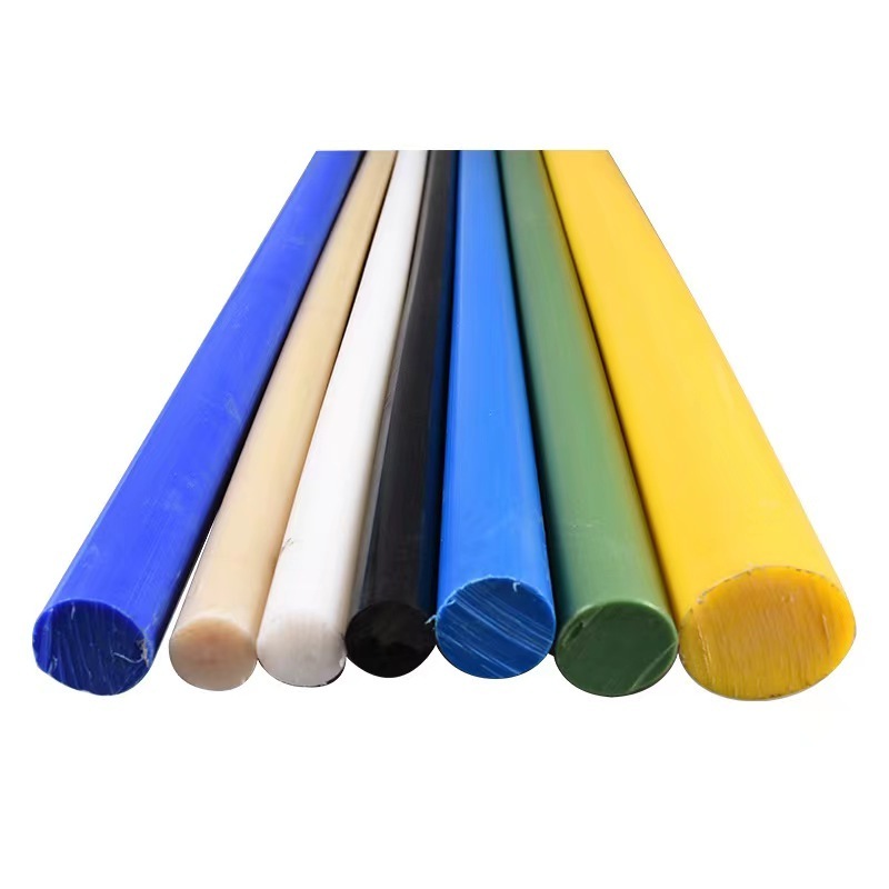 Manufacturers direct supply wear-resistant blue nylon plate high toughness oil mc white and black nylon round rod