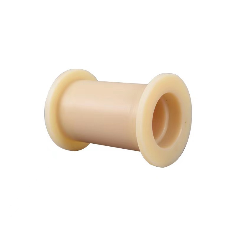 Pa6 Nylon Sleeves Insulating Delrin Bush Sleeve Pom Acetal Flanged Shaft Jacket Bushing Washer Bearing Bush For Bolts