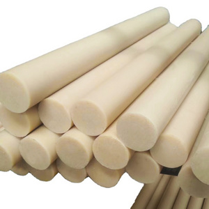 High strength wear-resistant white nylon bar solid cylindrical plastic bar processing custom