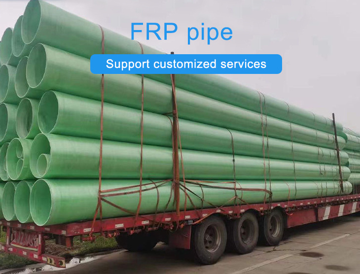 Hot Sale 40mm 400mm 800mm Insultaion Water Process Fiberglass Round Tube Frp Grp Pipe