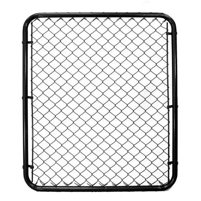 Cheap price 6' x 10' 5' x 8' Metal garden galvanized PVC Coated chain link fence double swing gate designs