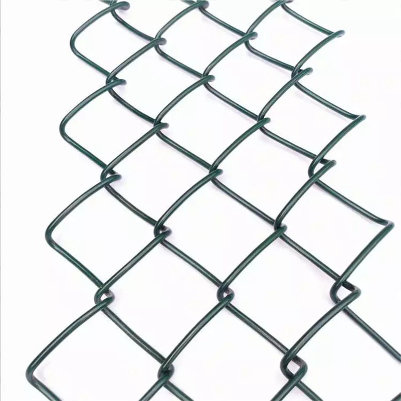 Easily Assembled High Quality Galvanized Diamond Used Factory Sale Chain Link Fence For South America