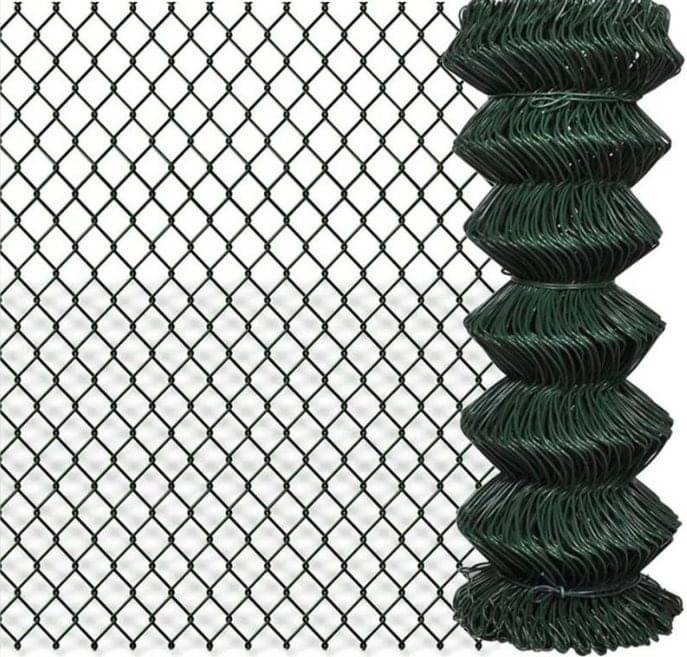 Easily Assembled High Quality Galvanized Diamond Used Factory Sale Chain Link Fence For South America