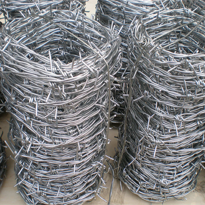 Industrial galvanized barbed fence wire for fence