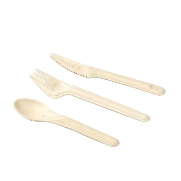 Disposable Sugarcane Bagasse Fiber Dinner Sets Disposable Paper Cutlery Disposable Paper Fork