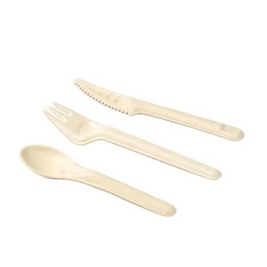 Disposable Sugarcane Bagasse Fiber Dinner Sets Disposable Paper Cutlery Disposable Paper Fork