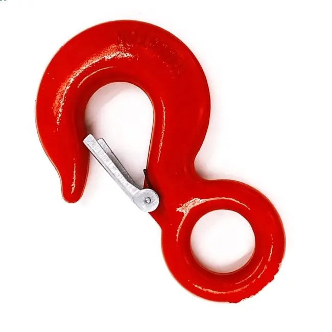 Red G80 Forged Eye Slip Hook 3/8