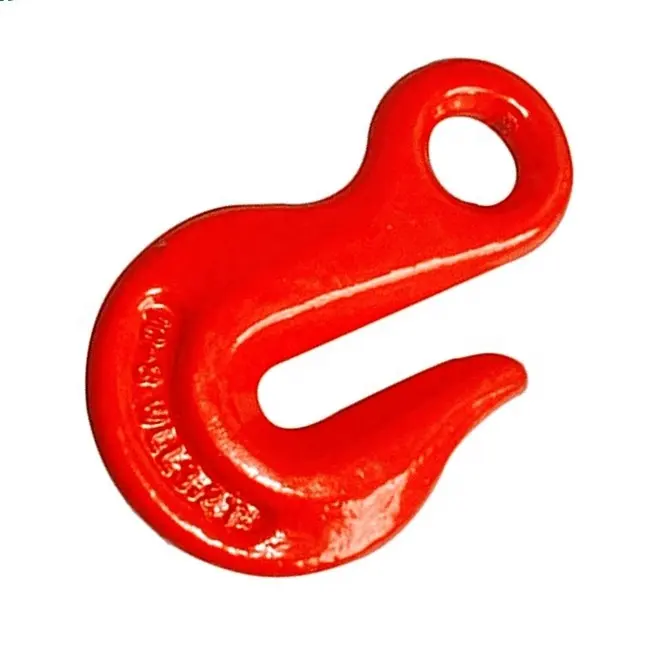 Red G80 Forged Eye Slip Hook 3/8