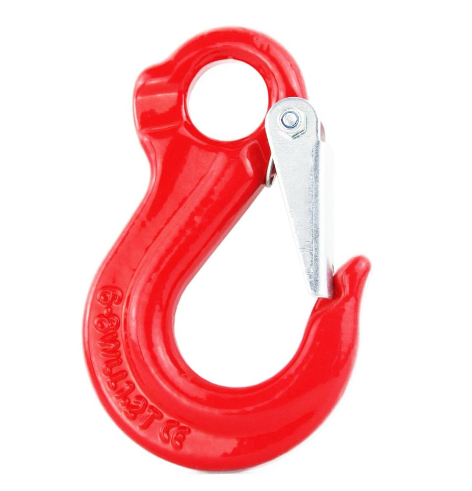 Red G80 Forged Eye Slip Hook 3/8