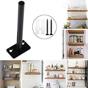 5in floating shelf brackets heavy duty hidden supports concealed shelves invisible black shelving supports solid steel hardware