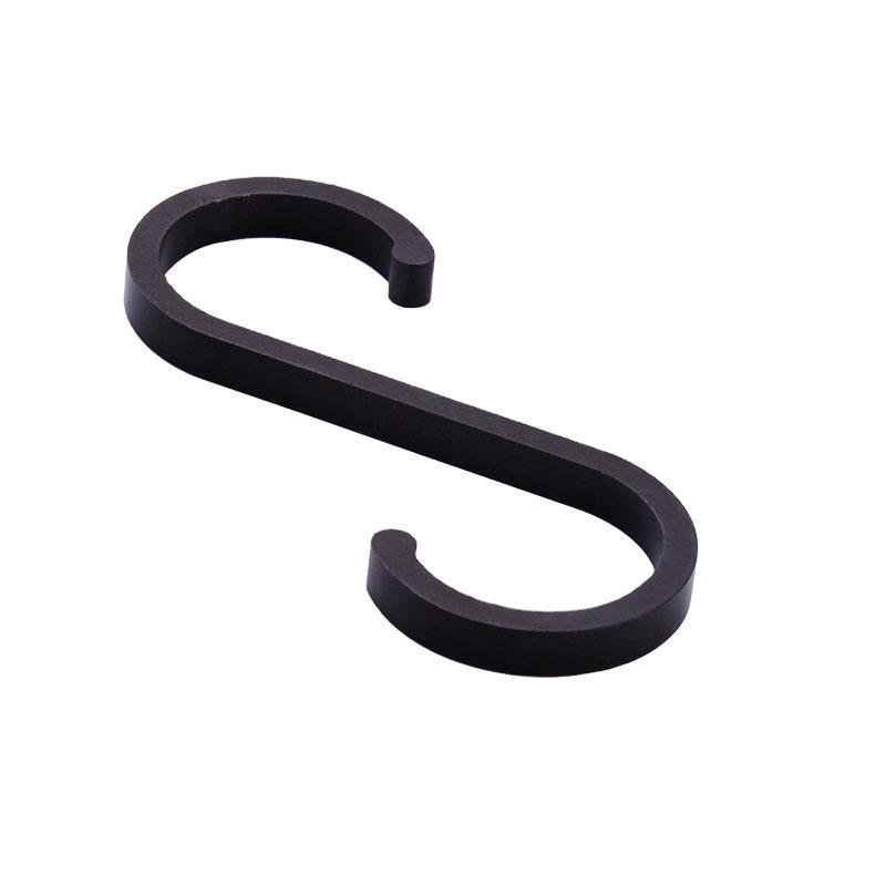 S Shaped Hook Carton Kitchen Furniture Other Furniture Hardware Space Aluminum Aluminium Alloy Modern Heavy Duty Black 80mm Cm