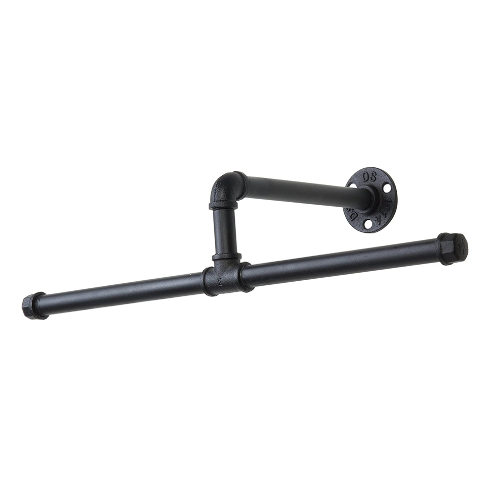 America Industrial Clothes Rack with Retro Style Pipe fittings