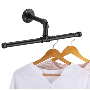 America Industrial Clothes Rack with Retro Style Pipe fittings