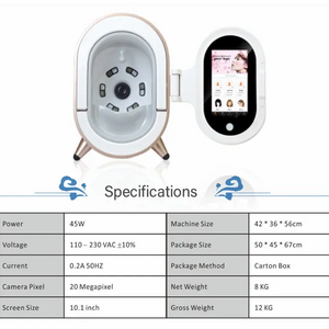 detailed skin analysis wholesale intelligent ai face visia analysis skin 3d face camera skin analysis