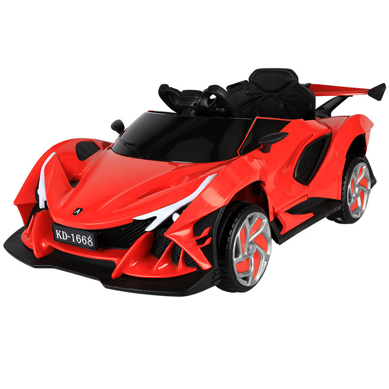 Wholesale Red Luxury Rc Four Wheel 12V Ride On Toy Kids Car Electric For 3-8 Years