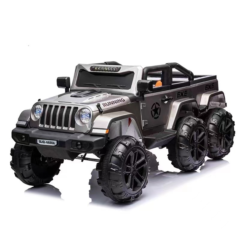 Factory New Product Kids Car Electric 6 Wheels Jeep Toy Car With Remote Control