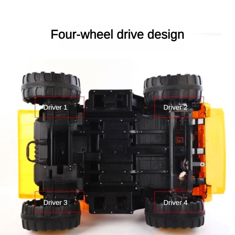 Wholesale Off-road 12V Electric Ride On Toy Car Electric Engineering Dump Truck Kids Electric Car