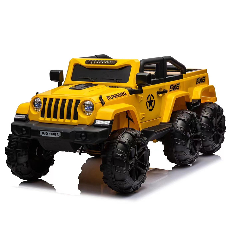 Factory New Product Kids Car Electric 6 Wheels Jeep Toy Car With Remote Control