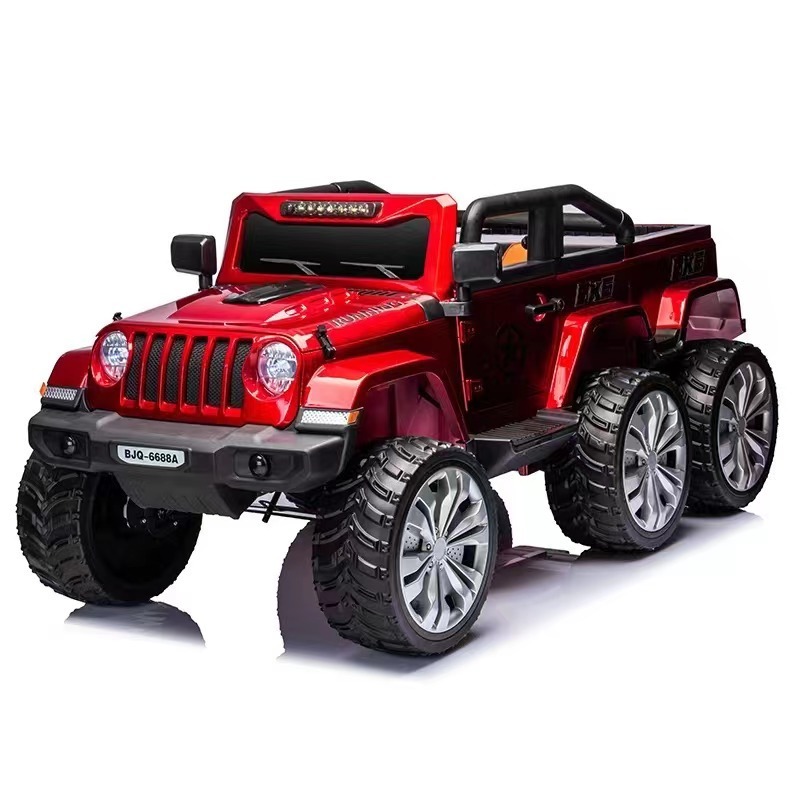 Factory New Product Kids Car Electric 6 Wheels Jeep Toy Car With Remote Control