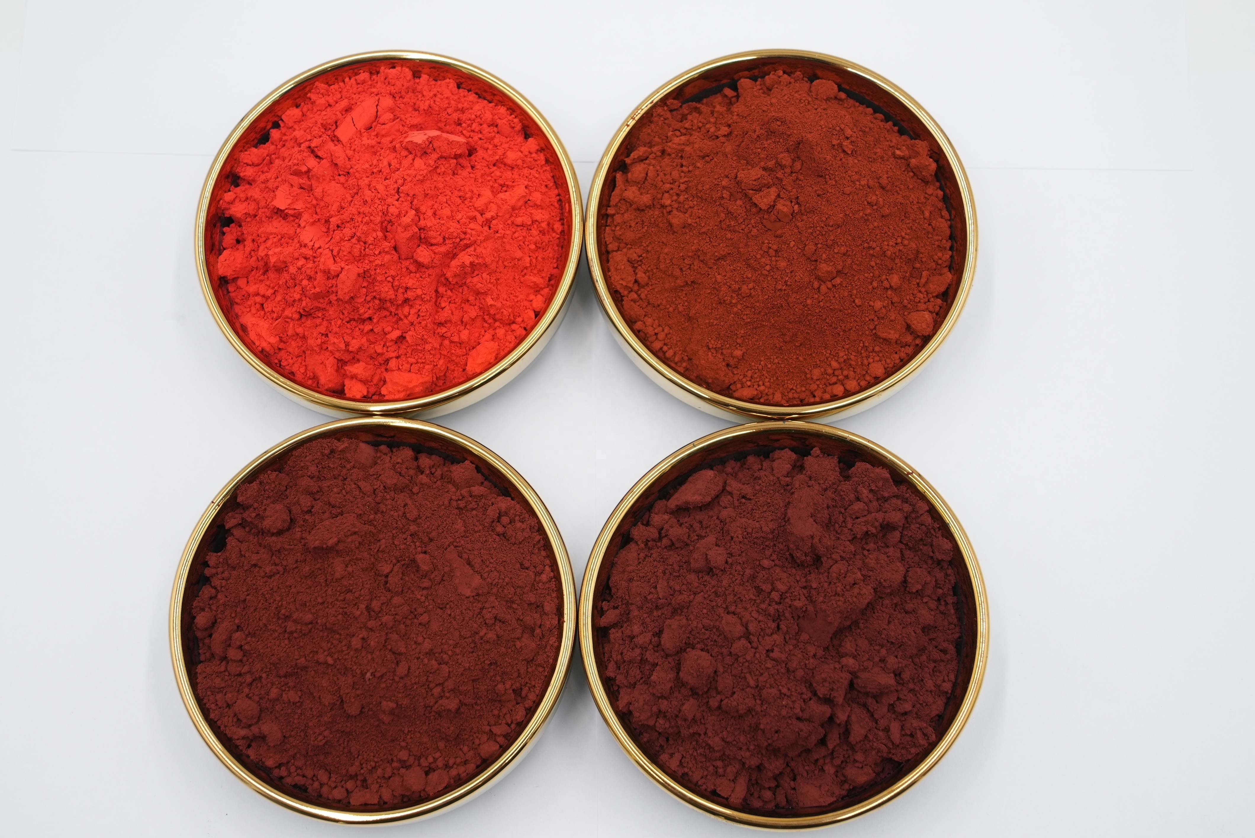 Factory raw materials red yellow iron oxide pigment for floor bricks red 130 price red fe2o3 powder price per ton 25kg