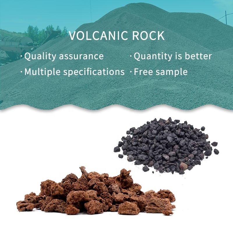 Wholesale Red Large Lava Rock for Aquarium Pumice Price Basalt Stones Black Tumbled Volcanic Stone Pool Water Filter