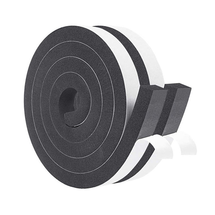 Soft sealing closed cell adhesive Neoprene rubber foam strip roll