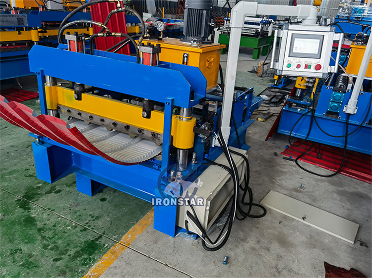 Arched Span K Type Super Roof Arch Curving Roofing Forming Machine