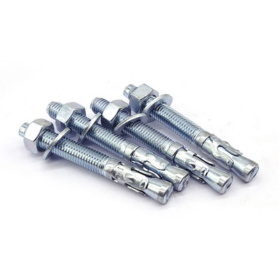 Expansion Anchor Bolts and nuts wedge undercut anchor through bolt Zinc Plated Sleeve Type Elevator Wedge  fasteners