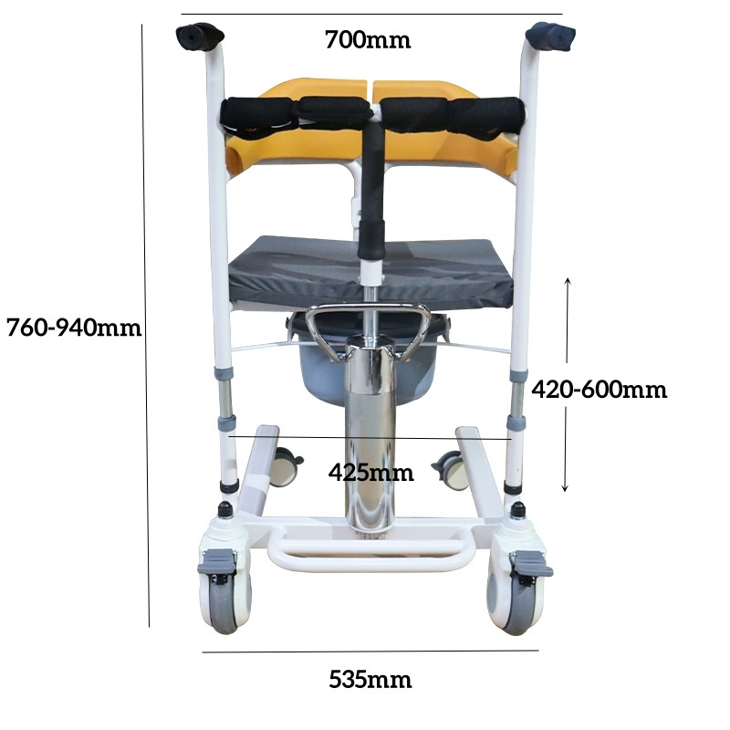 lift patient transfer hydraulic chair elderly toilet commode patient transfer lift chair patient transfer chair