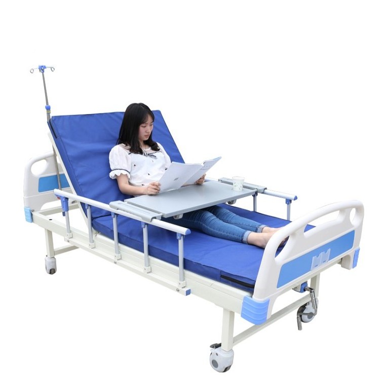 Factory direct sales non electric reclining manual Single 1 Crank medical patient hospital sand bed