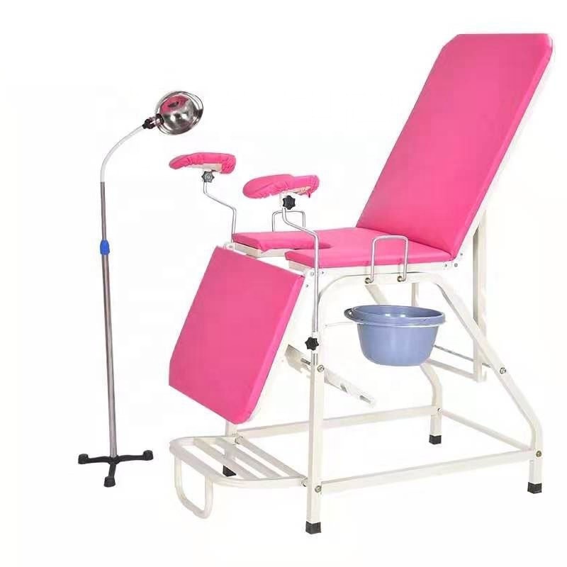 Factory  Medical Clinic Patient Doctor gynecological exam bed Stainless Steel Adjustable Obstetric Hospital Examination Bed