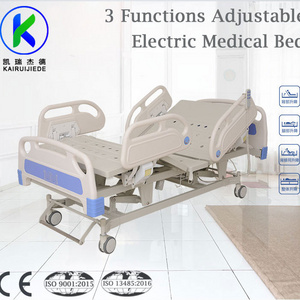 Medical Equipment 3 crank  medical bed for home care hospital electric medical bed price three Functions  Hospital Bed