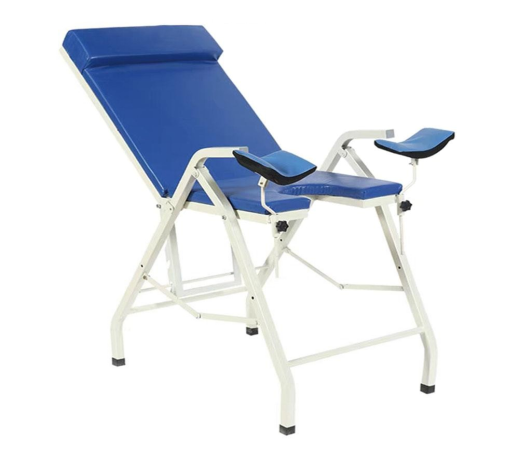 Jiede hot salemedical portable exam table with stirrups Gynecological examination bed couch with backrest